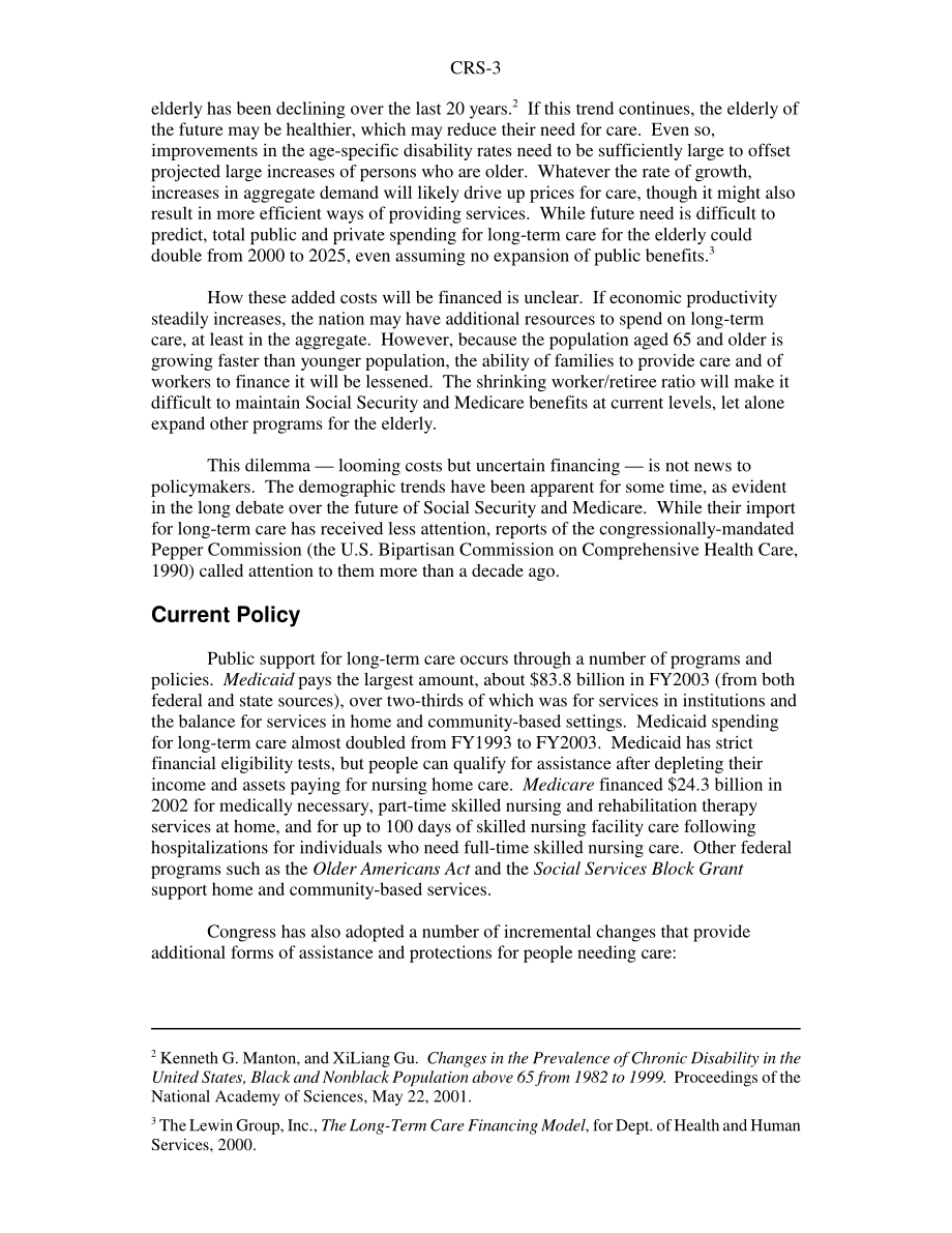 [20050118]RS20784_长期护理：公共政策的方向是什么？.pdf_第3页