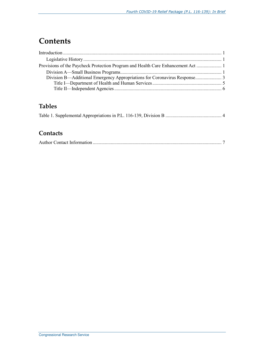 [20200424]R46325_第四批2019冠状病毒疾病缓解方案（P.L.116-139) 简言之.pdf_第3页