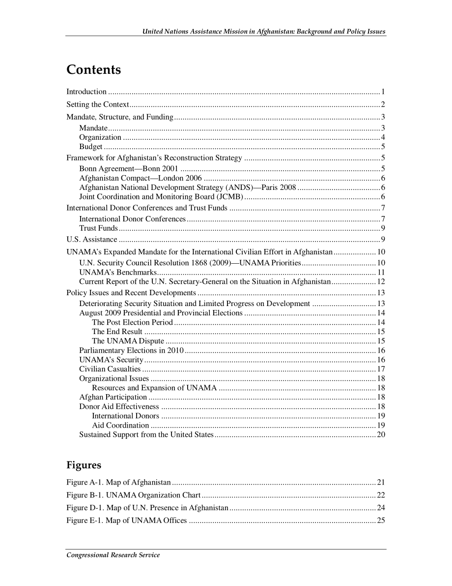 [20101227]R40747_联合国阿富汗援助团：背景和政策问题.pdf_第3页