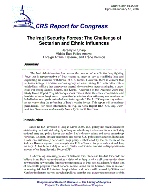 [20070118]RS22093_伊拉克安全部队：宗派和种族影响的挑战.pdf
