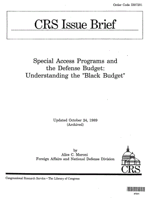 [19891024]IB87201_特殊访问计划和国防预算：理解“黑色预算”.pdf