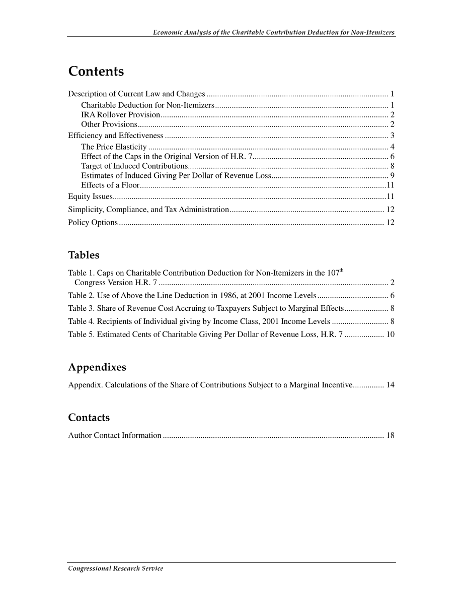 [20070126]RL31108_非项目化者慈善捐款扣除的经济学分析.pdf_第3页