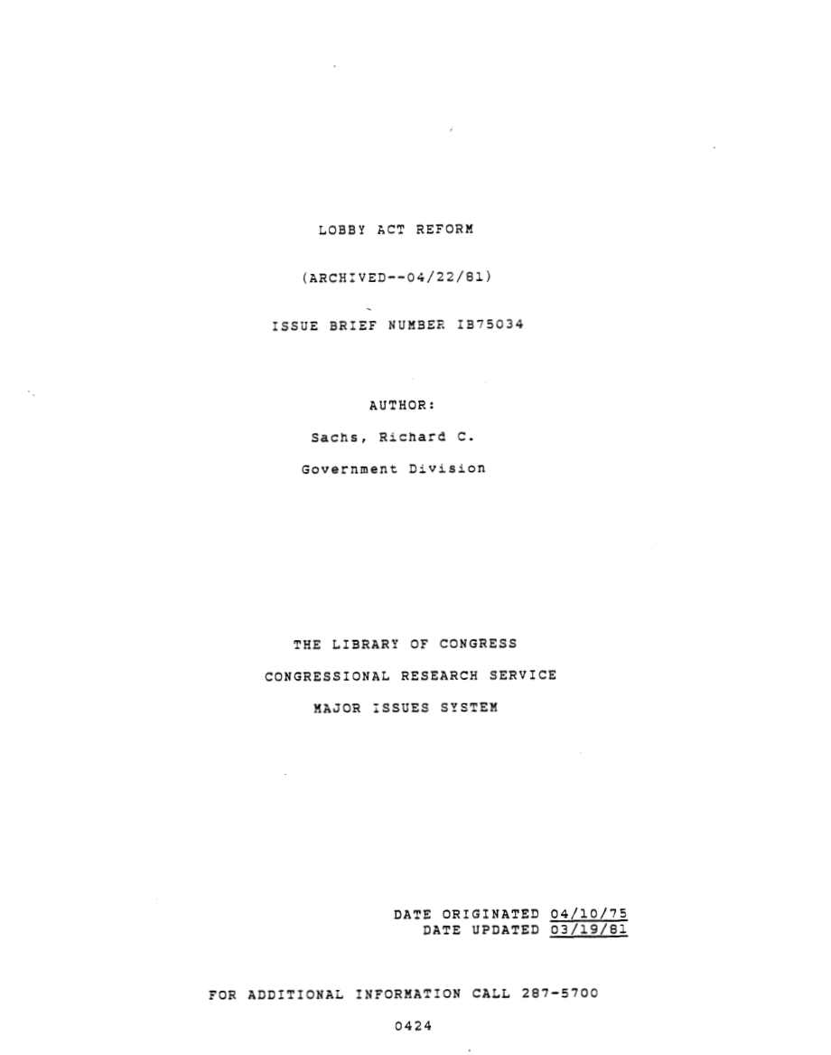 [19810319]IB75034_游说法案改革.pdf_第1页