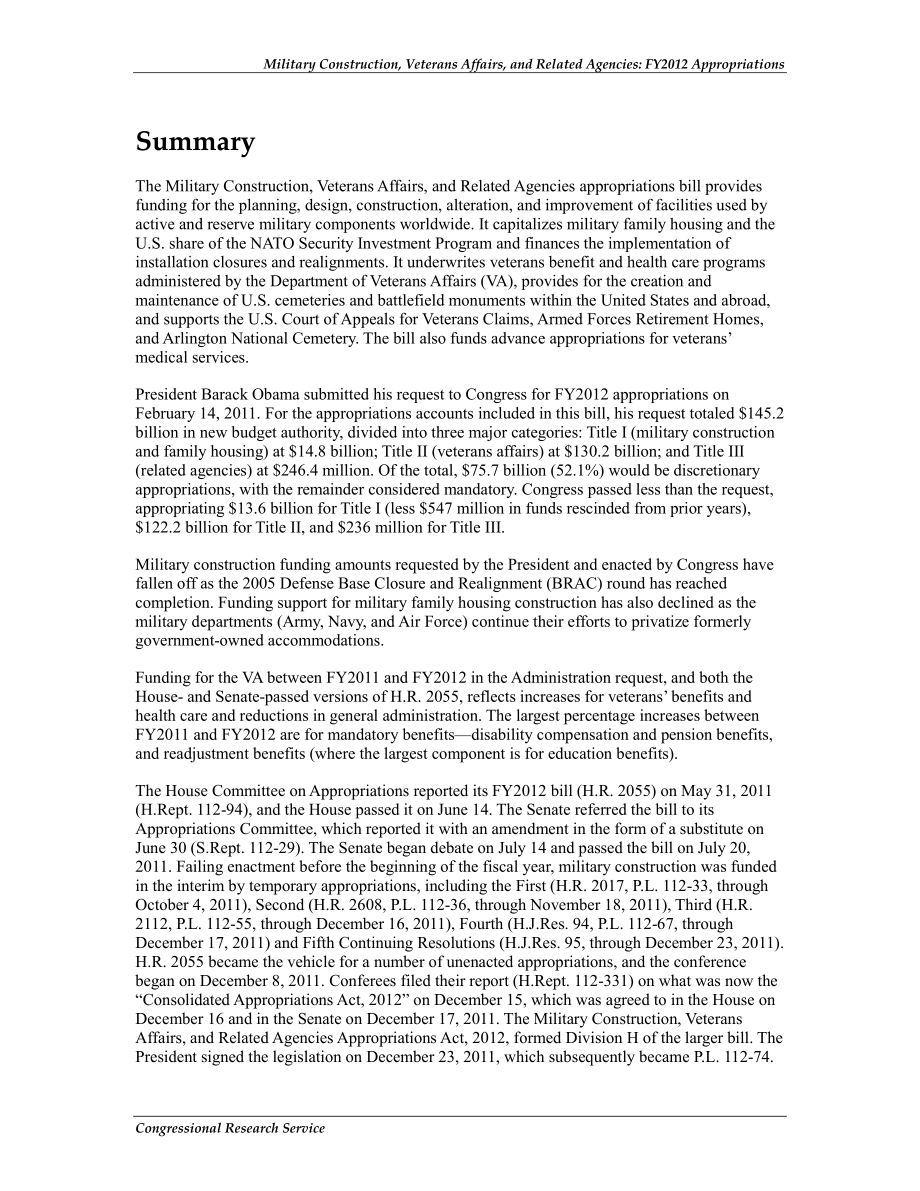 [20120201]R41939_军队建设、退伍军人事务和相关机构：2012财年拨款 .pdf_第2页