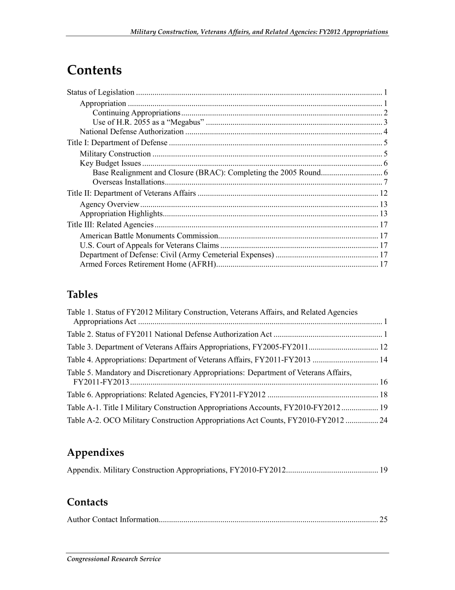 [20120201]R41939_军队建设、退伍军人事务和相关机构：2012财年拨款 .pdf_第3页