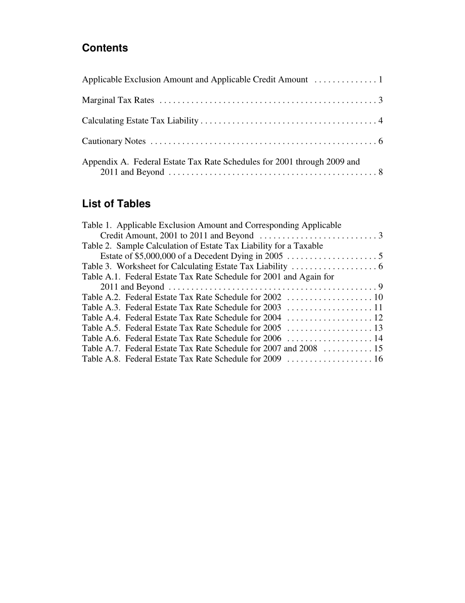 [20050401]RL31092_计算2001-2009年遗产税逐步下调期间的遗产税负债.pdf_第3页