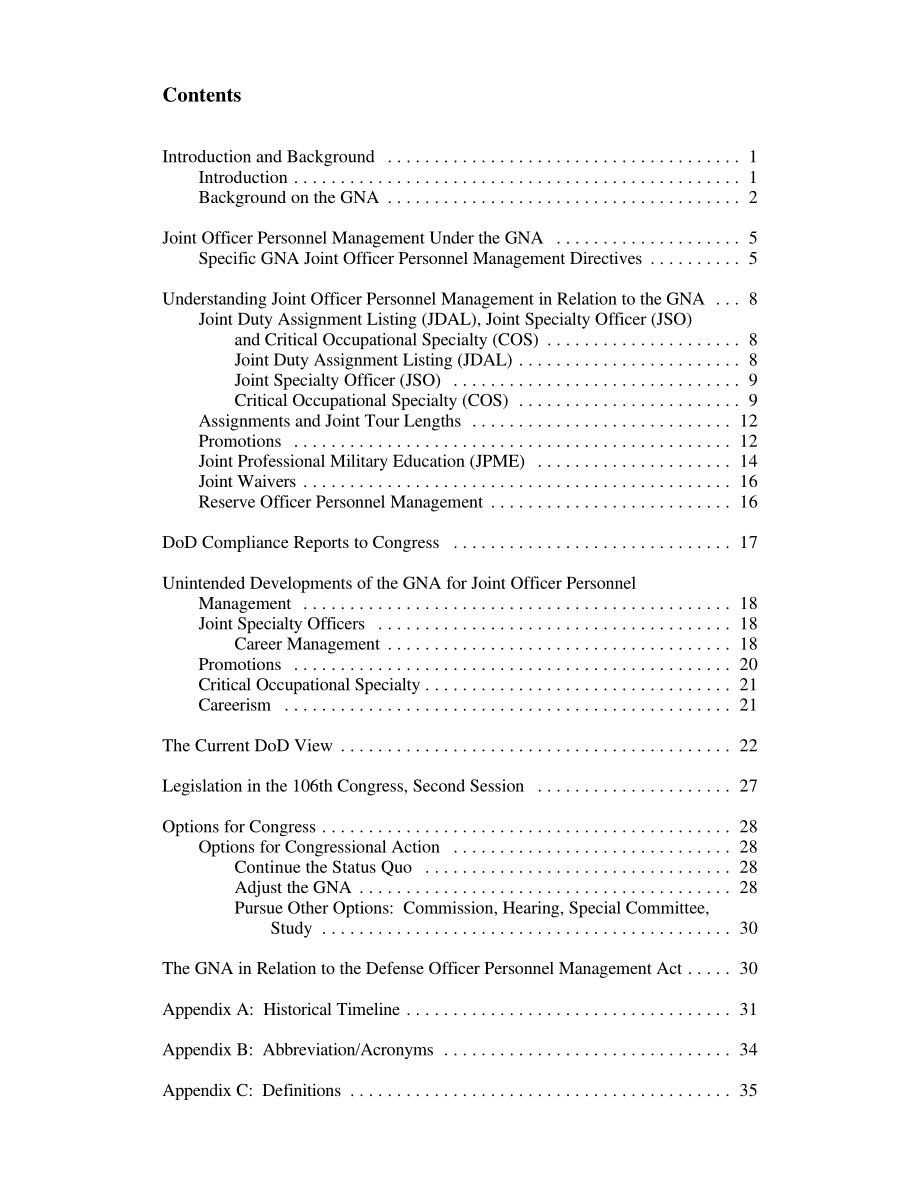 [20000718]RL30609_1986年国防部重组法案：改革联合军官人事管理方案的建议.pdf_第3页