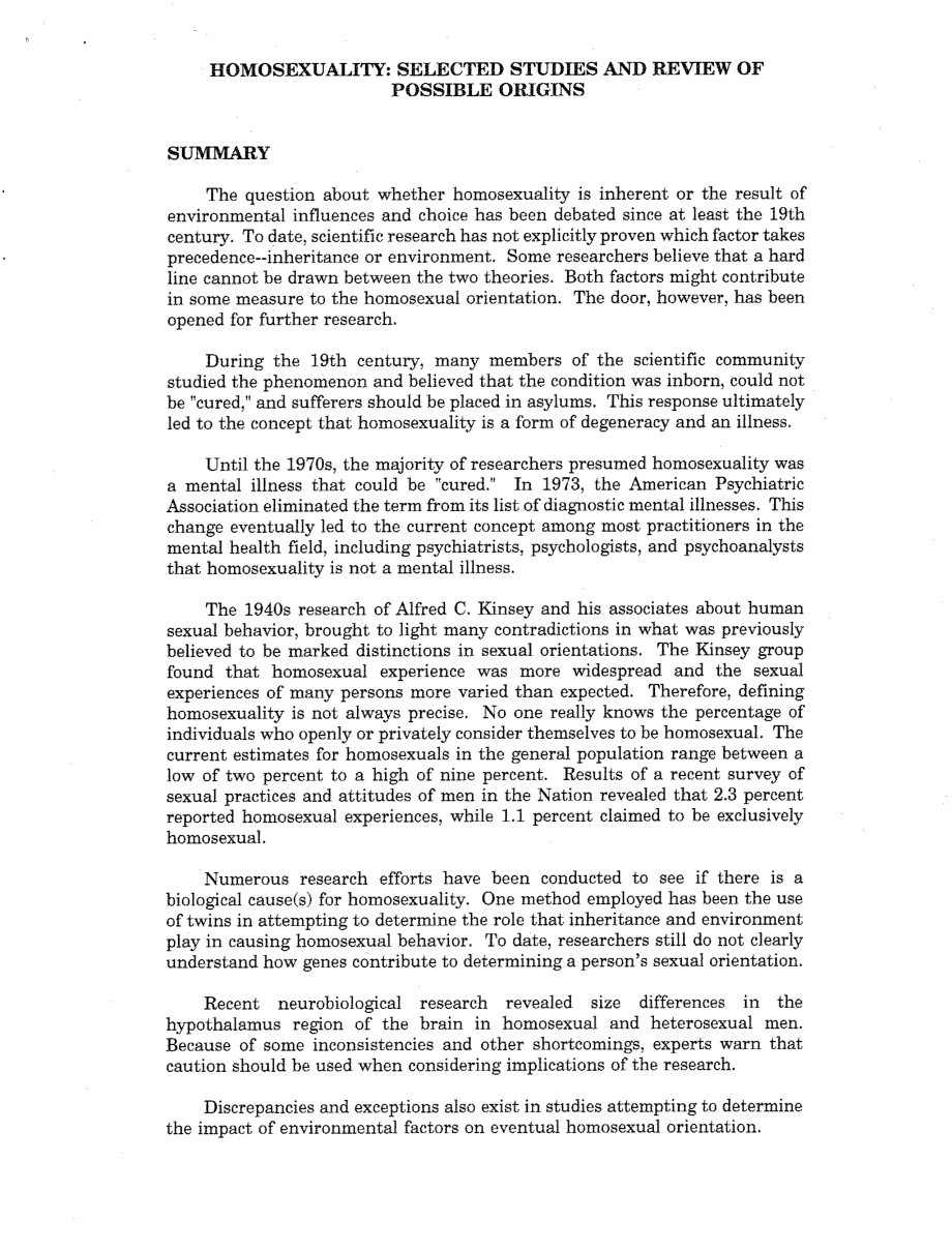 [19930415]93-409_同性恋：选定的研究和对可能起源的审查.pdf_第2页