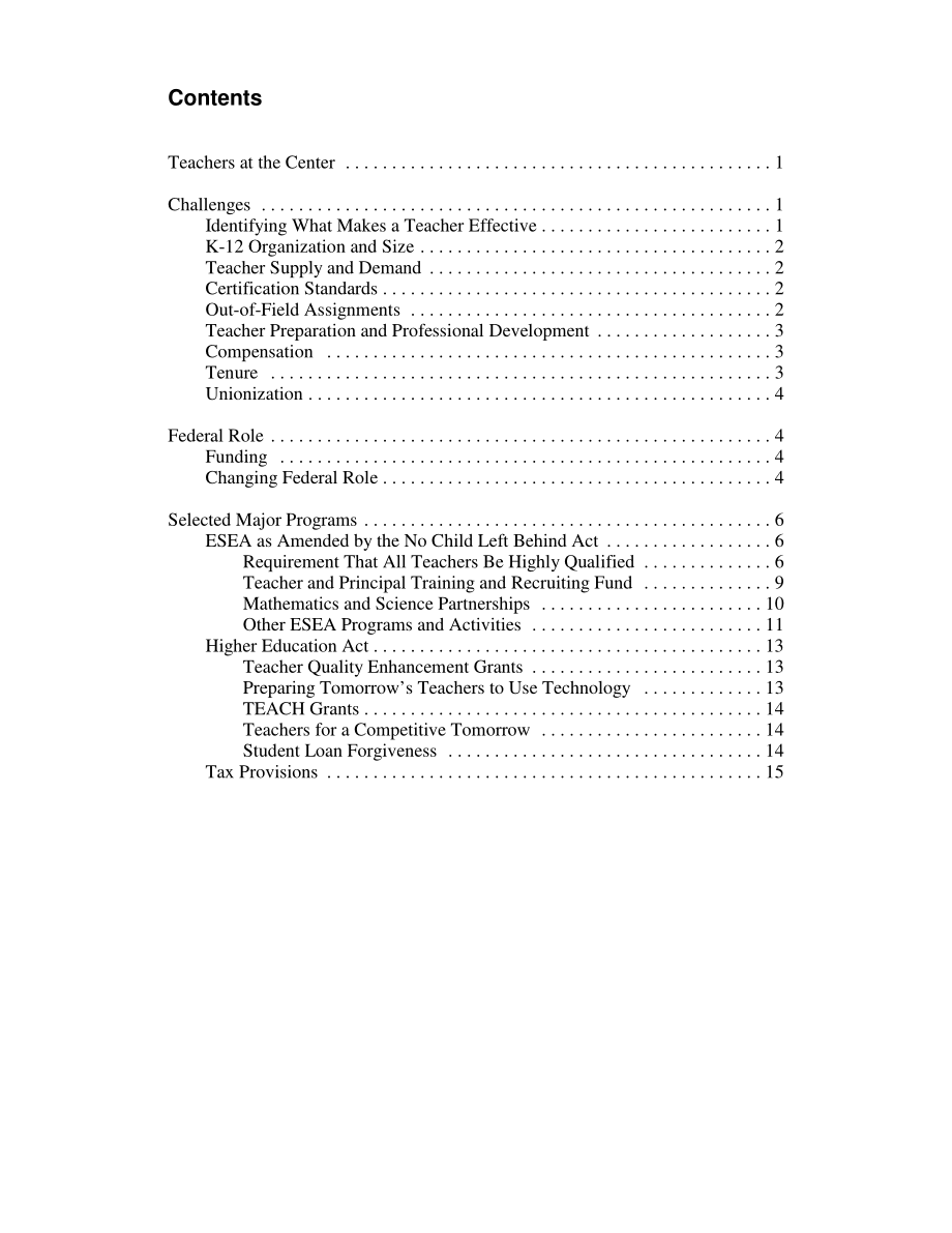 [20080321]RL30834_K-12教师素质：问题和立法行动.pdf_第3页