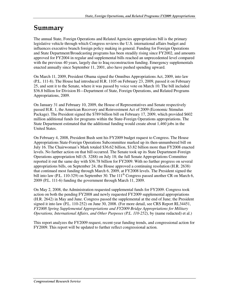 [20090505]RL34552_州、国外业务和相关计划：2009财年拨款.pdf_第2页