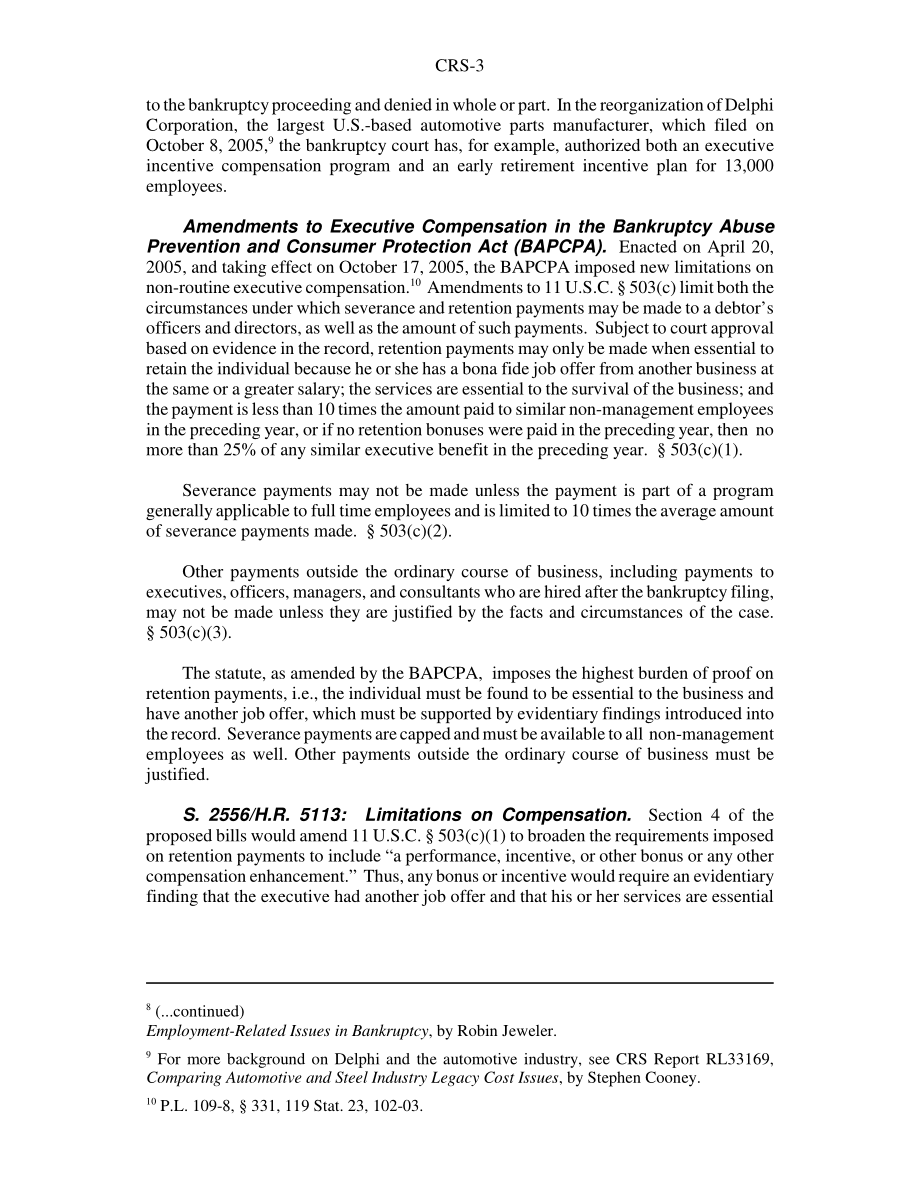 [20060420]RS22427_破产中的高管薪酬：《重组中的公平与责任法案》.pdf_第3页