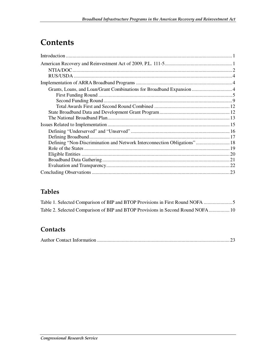[20110104]R40436_《美国复苏与再投资法案》中的宽带基础设施项目.pdf_第3页