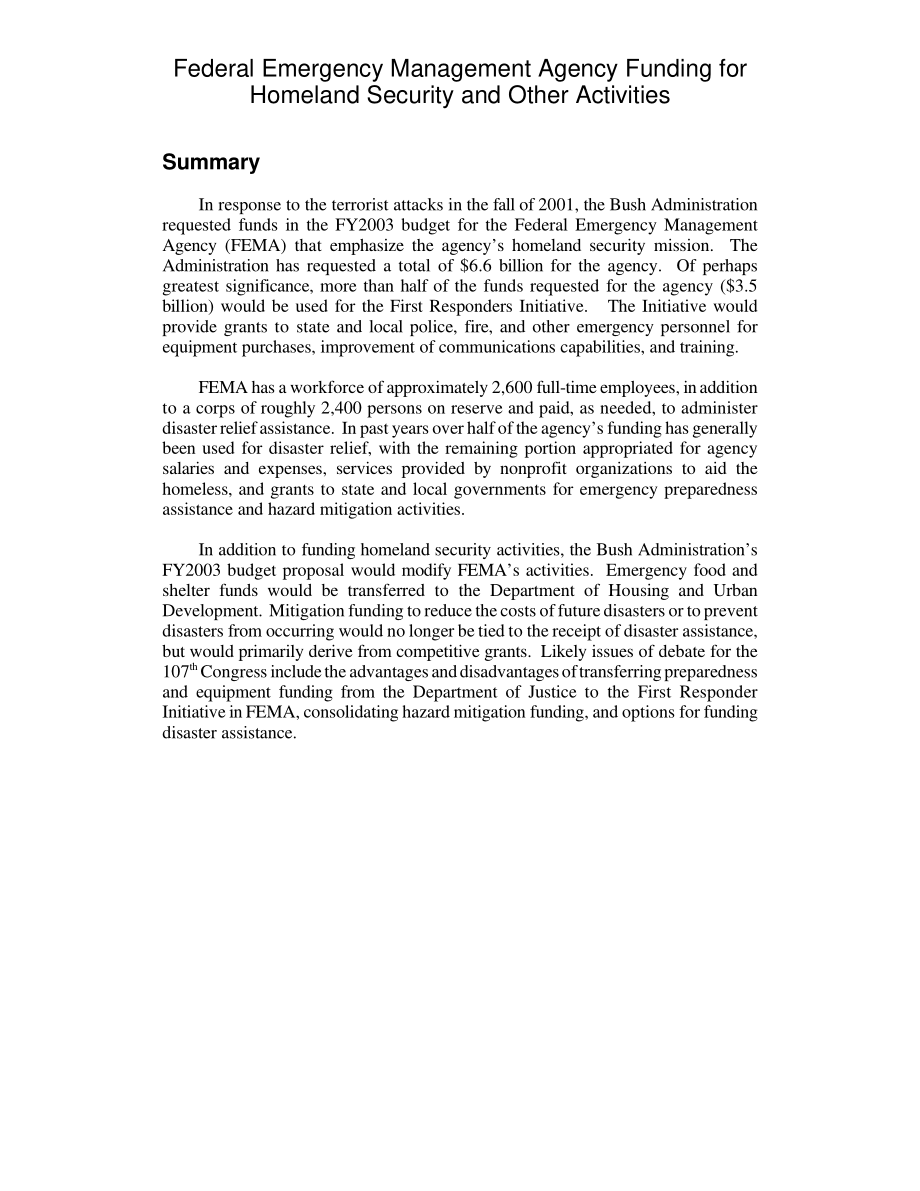 [20020409]RL31359_联邦应急管理局为国土安全和其他活动提供资金.pdf_第2页