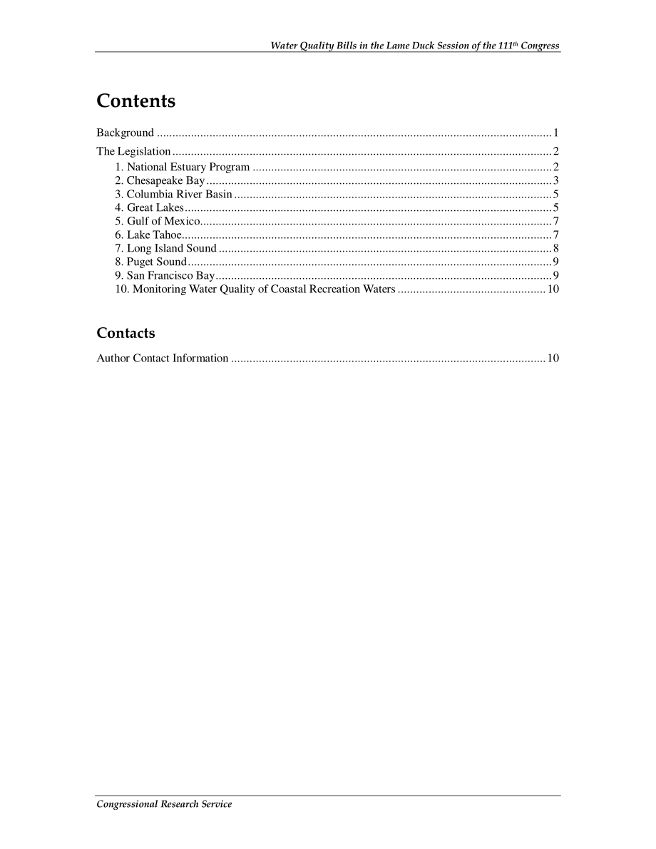 [20101223]R41517_第111届国会跛脚鸭会议上的水质法案.pdf_第3页