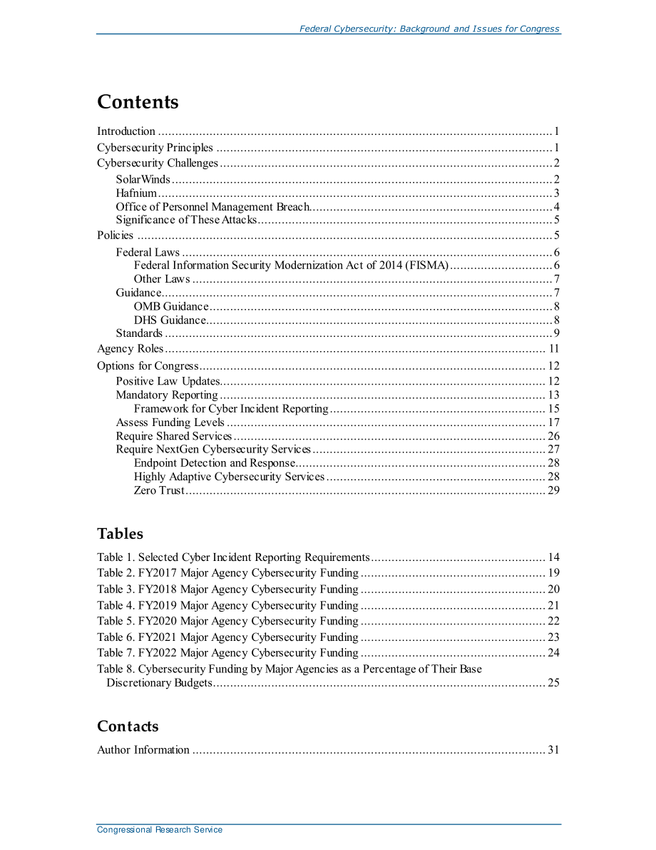[20210929]R46926_联邦网络安全：国会背景和议题.pdf_第3页