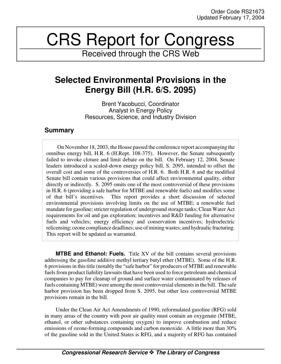 [20040217]RS21673_《能源法案》（H.R.6秒.2095).pdf_第1页