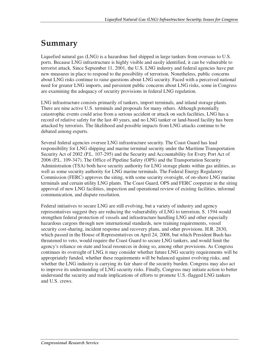 [20080513]RL32073_液化天然气（LNG）基础设施安全：国会议题.pdf_第2页