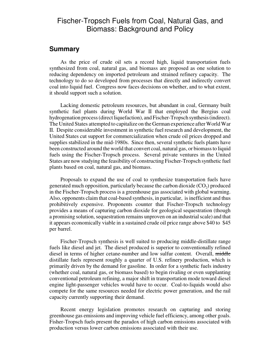 [20080327]RL34133_来自煤炭、天然气和生物质的费托燃料：背景和政策.pdf_第2页