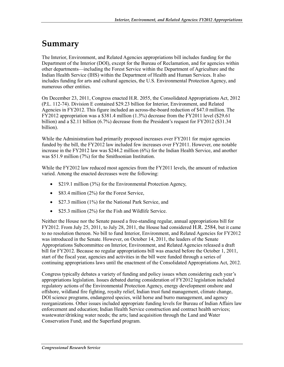 [20120207]R41896_内部、环境和相关机构：2012财年拨款.pdf_第2页