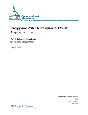 [20070502]RL33346_能源和水资源开发：2007财年拨款.pdf
