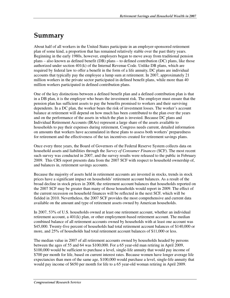 [20090408]RL30922_2007年退休储蓄和家庭财富.pdf_第2页