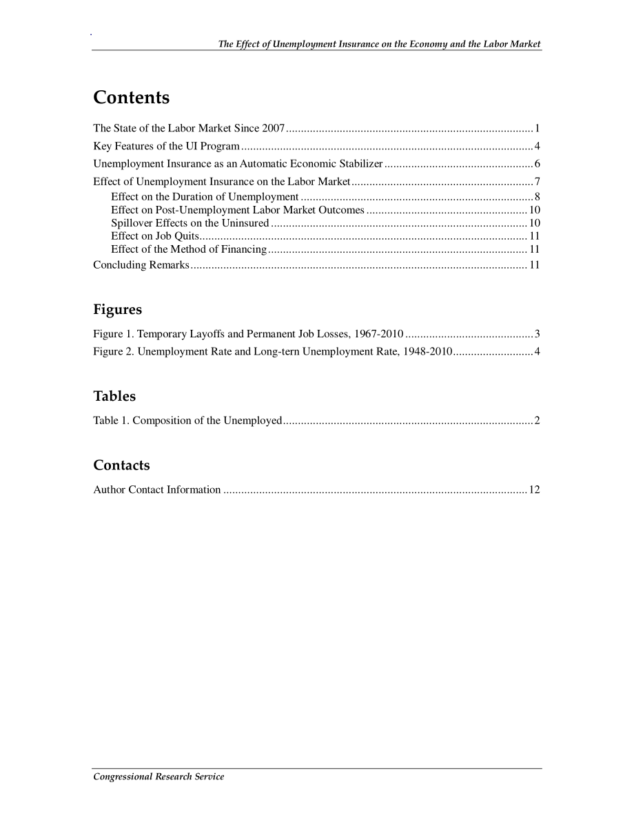 [20110309]R41676_失业保险对经济和劳动力市场的影响.pdf_第3页