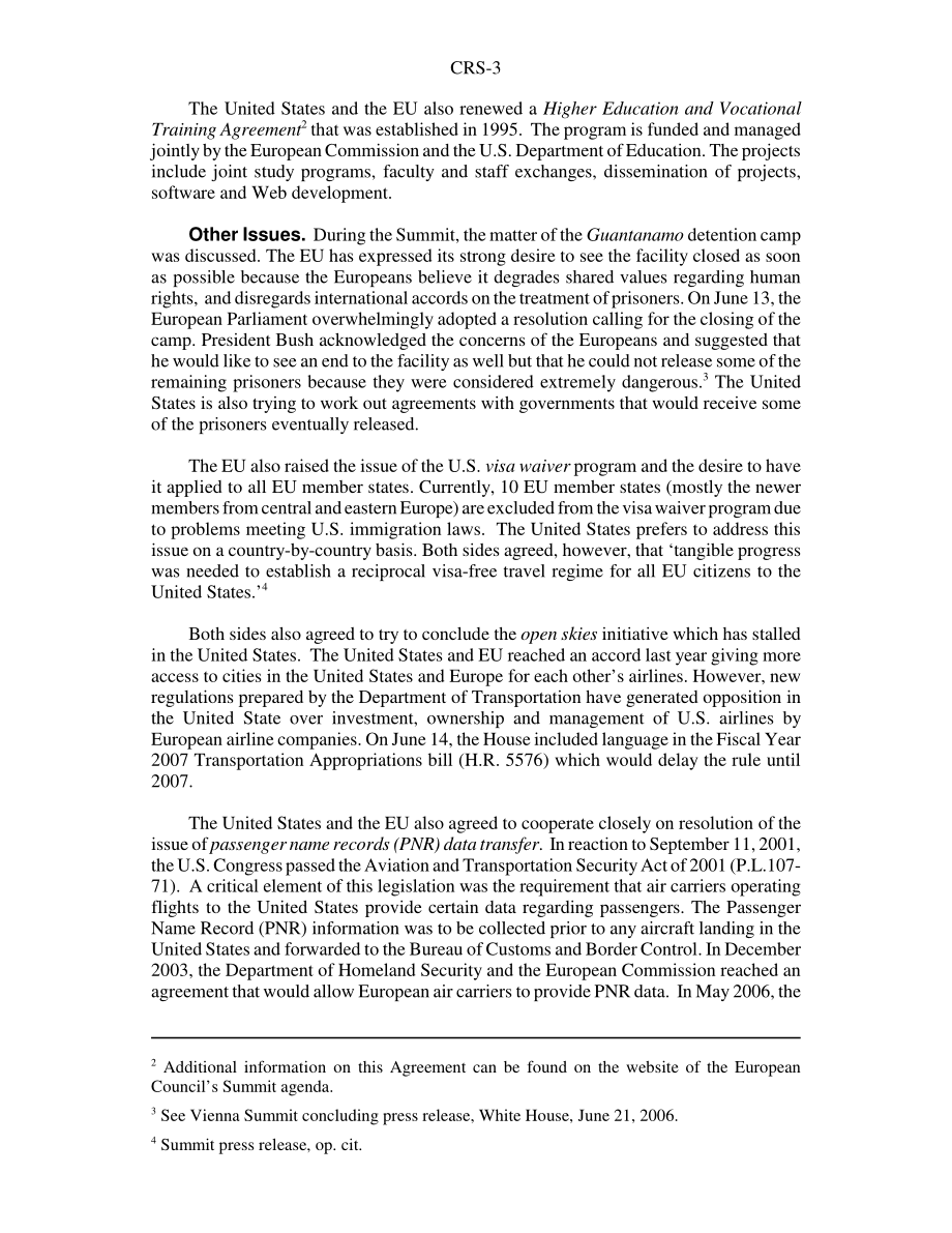 [20060707]RS22471_2006年美欧峰会：总结.pdf_第3页