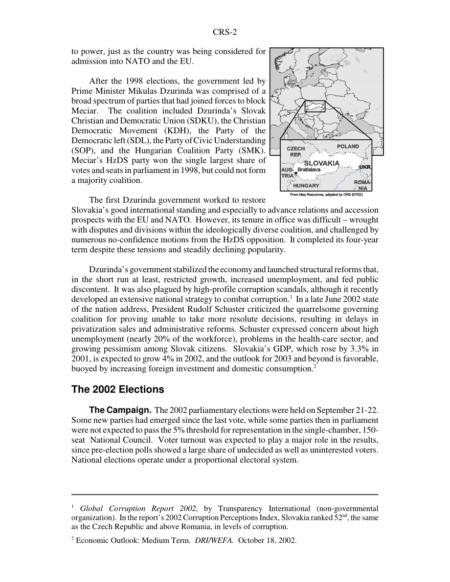 [20021107]RS21265_斯洛伐克：2002年选举.pdf_第2页