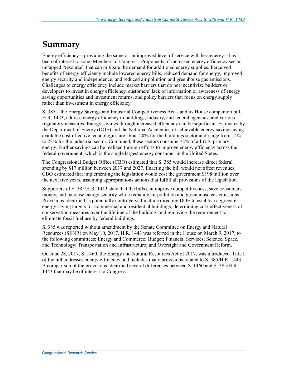 [20170804]R44911_《节能和工业竞争力法案》：S、 385和H.R.1443.pdf_第2页