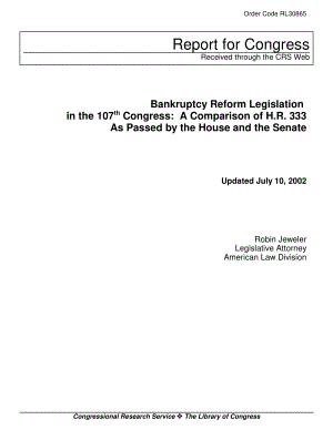 [20020710]RL30865_第107届国会破产改革立法：H.R.的比较333众议院和参议院通过.pdf
