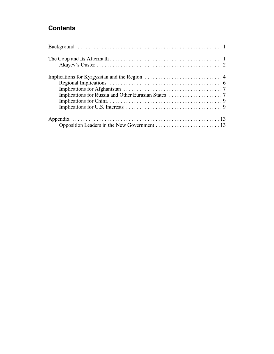 [20050414]RL32864_吉尔吉斯斯坦政变：发展和影响.pdf_第3页