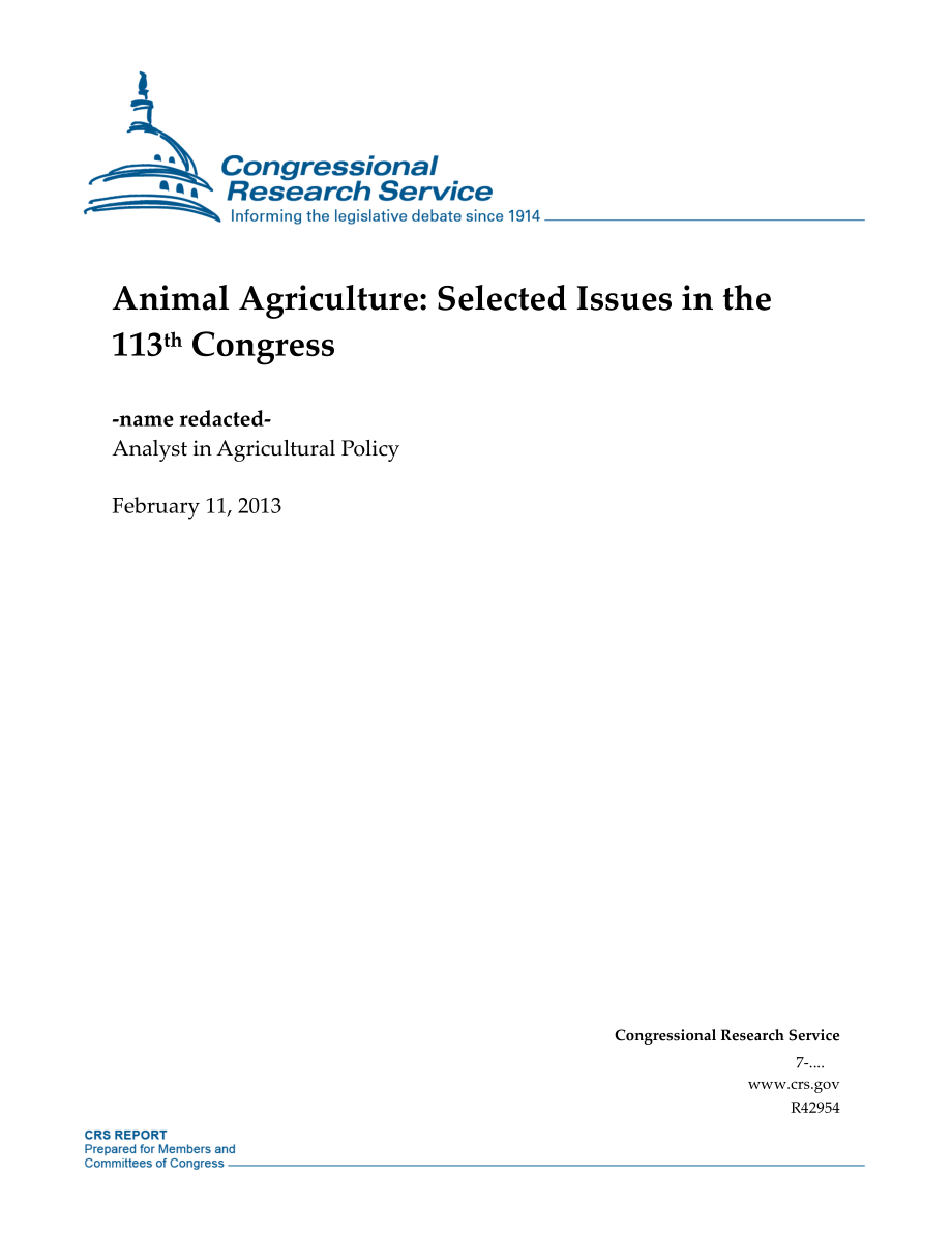 [20130211]R42954_动物农业：第113届大会选定议题.pdf_第1页