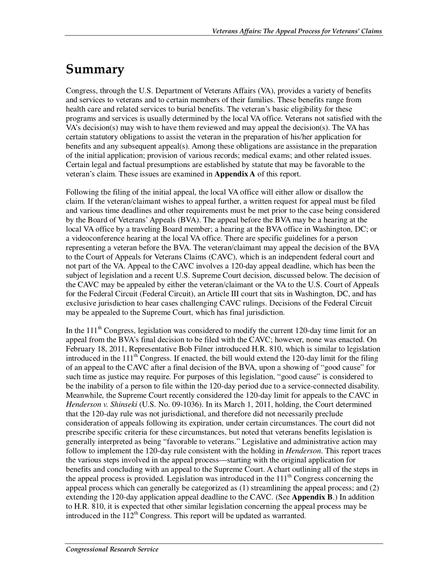 [20110407]RL33704_退伍军人事务：退伍军人索赔的上诉程序.pdf_第2页