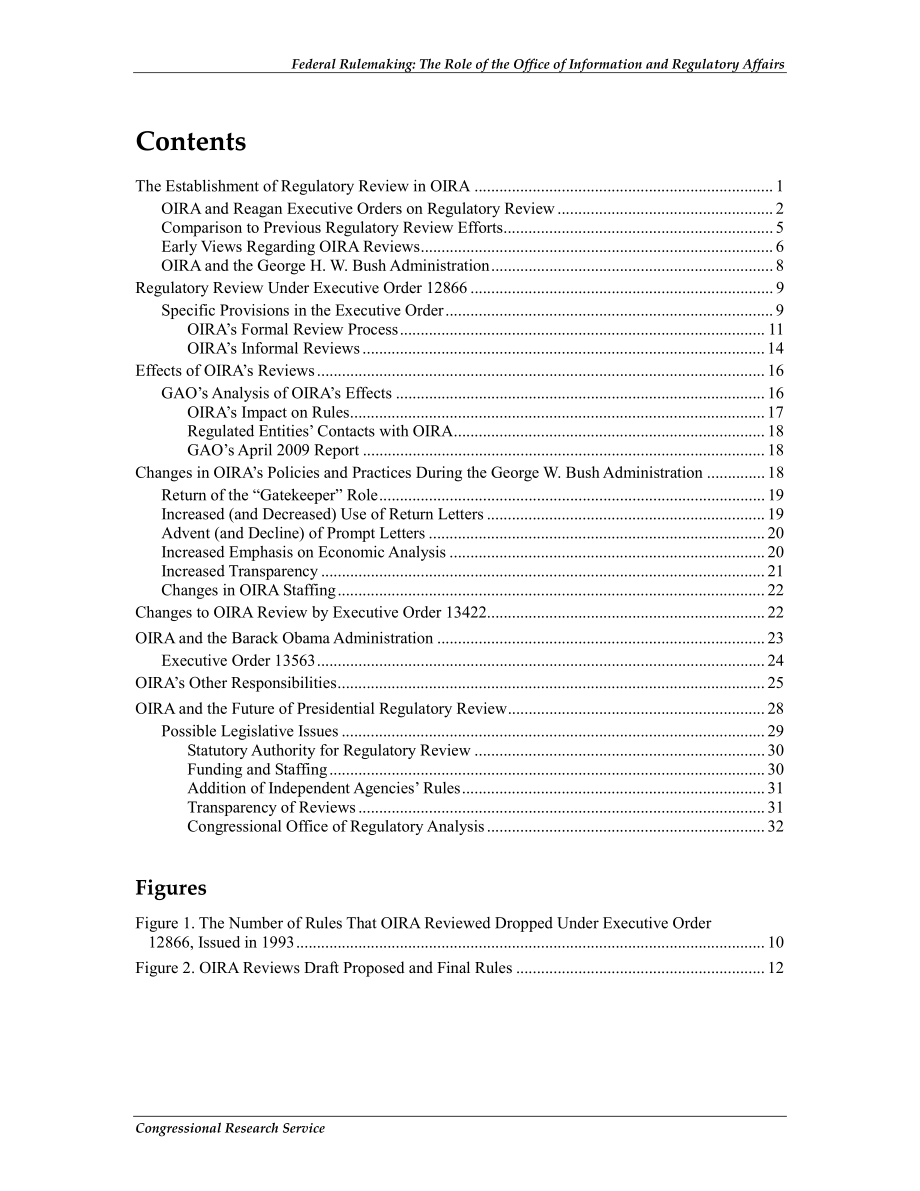[20110321]RL32397_联邦规则制定：信息和监管事务厅的作用.pdf_第3页