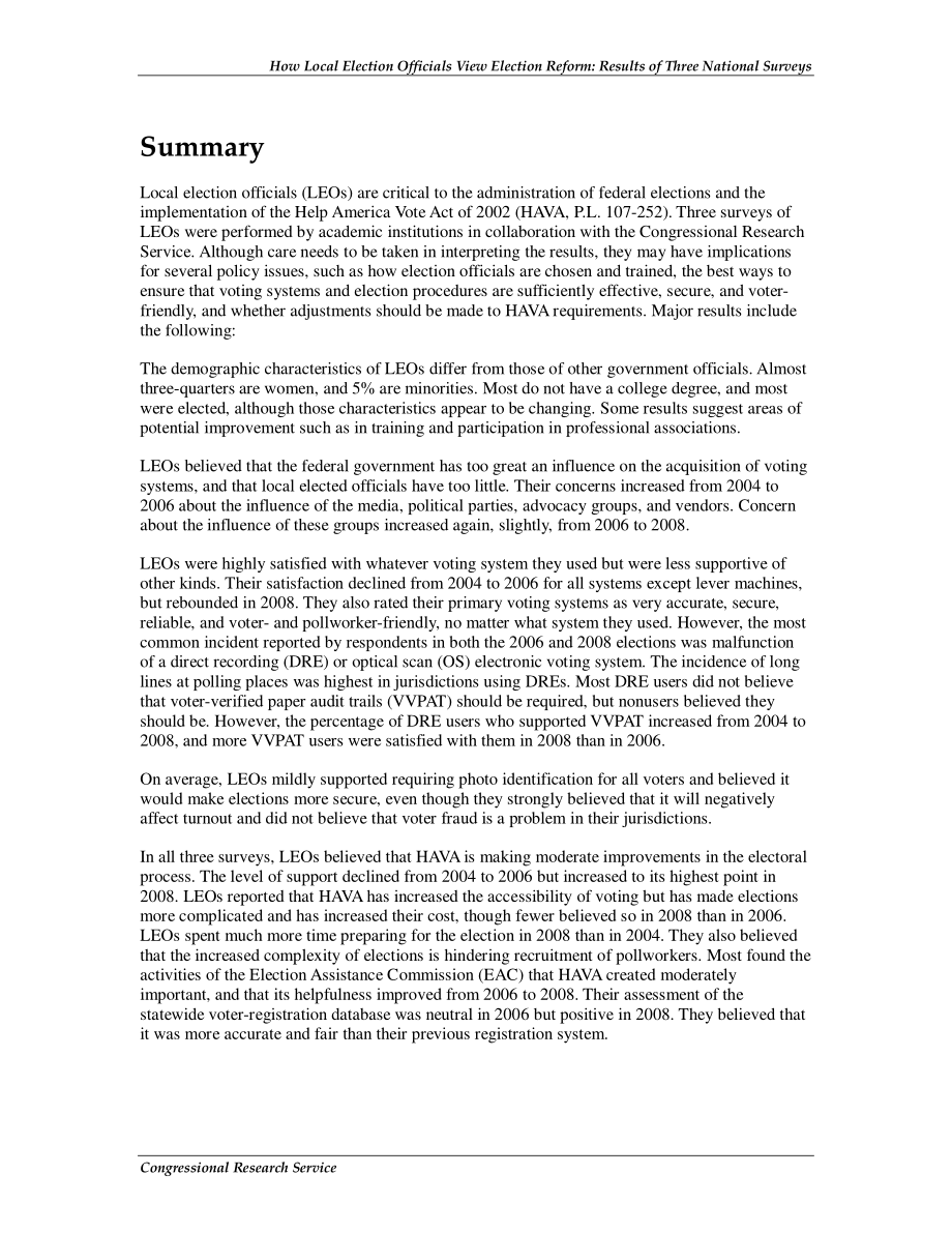 [20110304]R41667_地方选举官员如何看待选举改革：三次全国调查结果.pdf_第2页