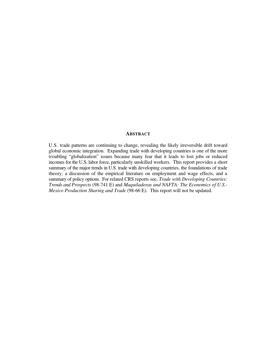 [19980902]98-742_与发展中国家的贸易：对美国工人的影响.pdf_第2页
