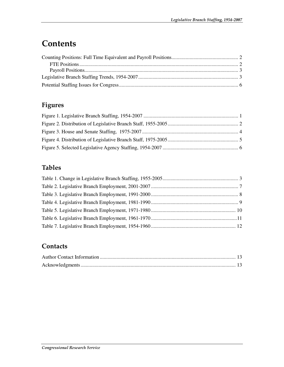 [20081015]R40056_1954-2007年立法部门人员配置.pdf_第3页