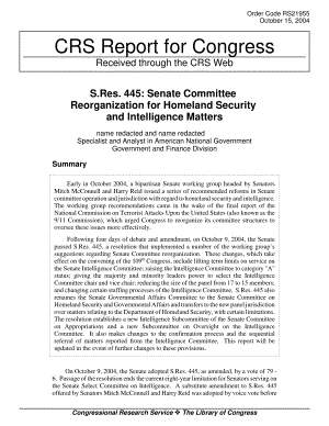 [20041015]RS21955_S、 Res.445 参议院国土安全和情报事务委员会重组.pdf