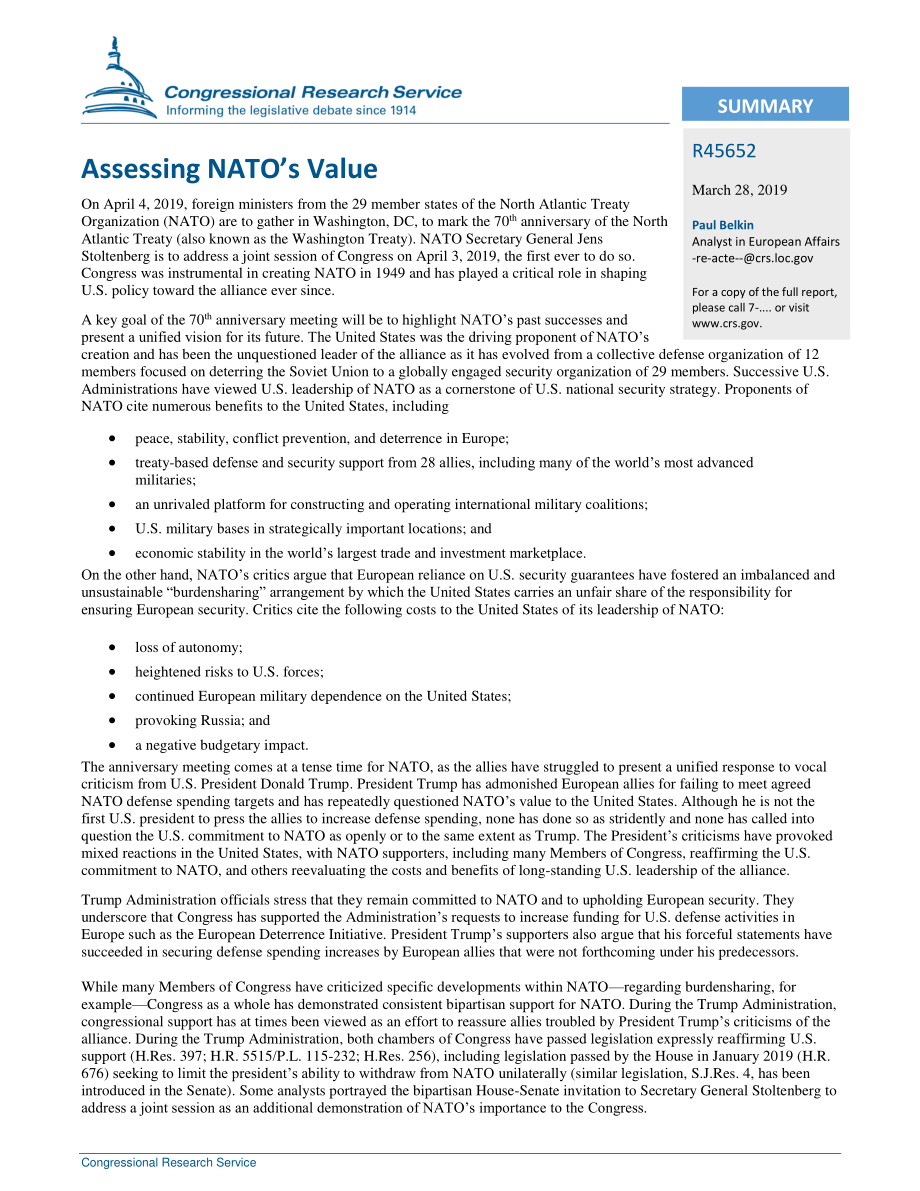 [20190328]R45652_评估北约的价值.pdf_第2页