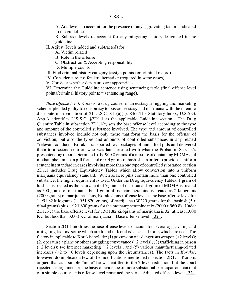 [20050405]RS22104_根据《联邦判刑指南》判刑：受控物质简略示例.pdf_第2页