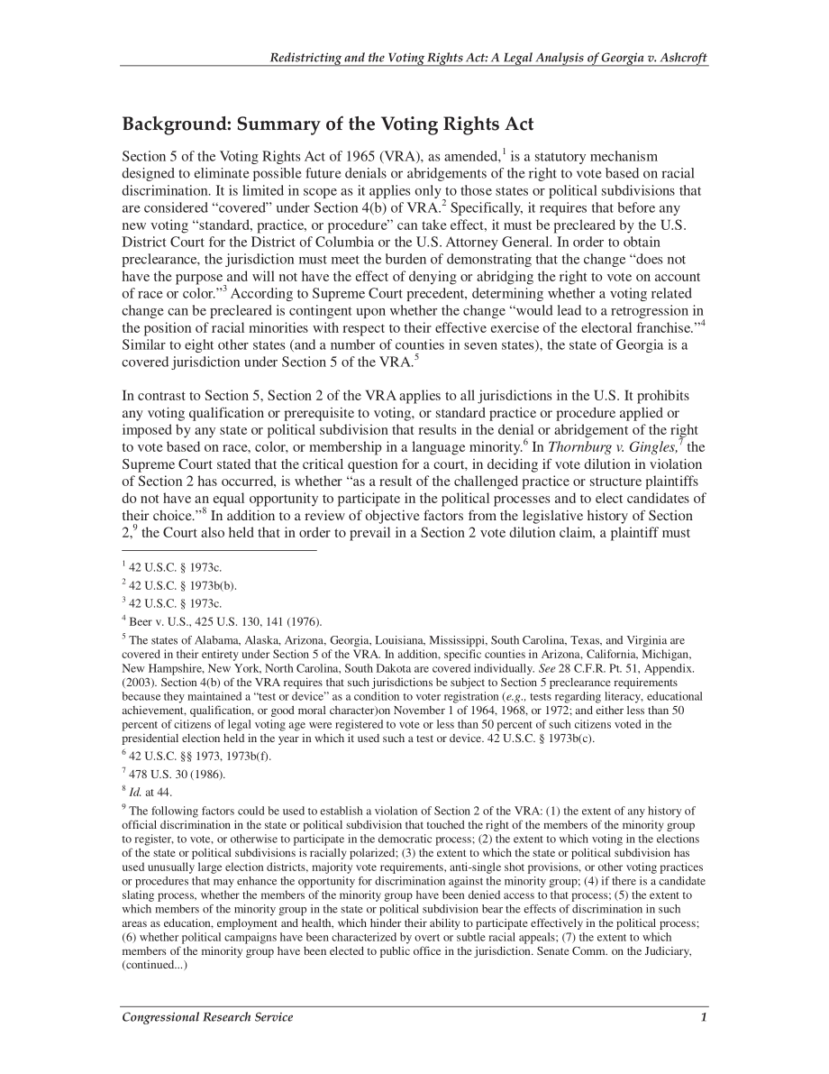 [20030825]RS21593_重新划分选区和投票权法案：格鲁吉亚诉阿什克罗夫特案的法律分析.pdf_第3页