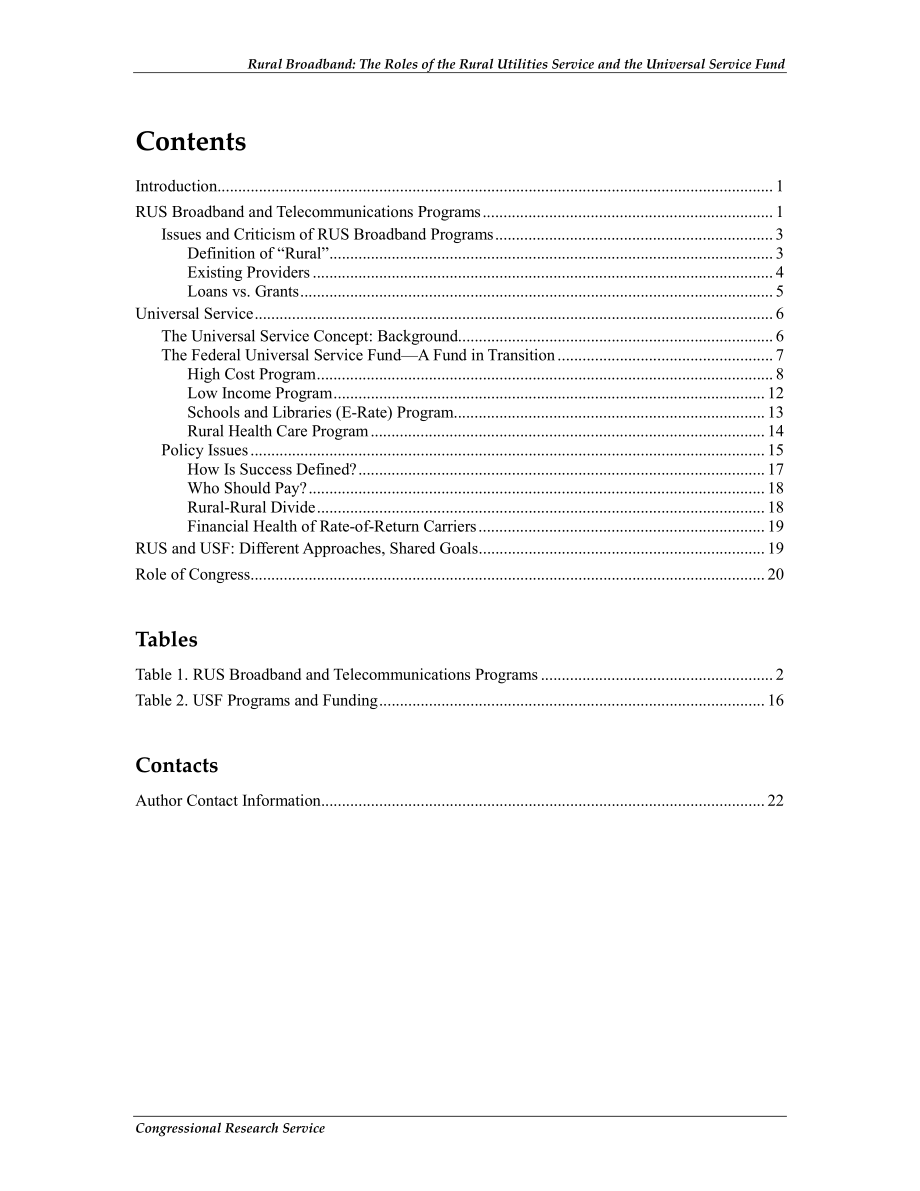[20130625]R42524_农村宽带：农村公用事业服务和普遍服务基金的作用.pdf_第3页
