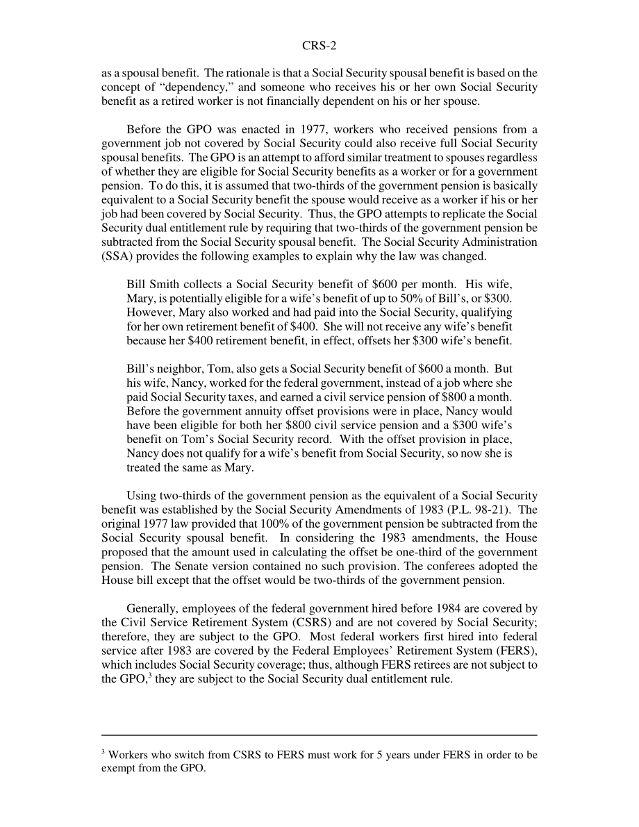 [20040218]RS20148_社会保障：政府养老金抵消.pdf_第2页