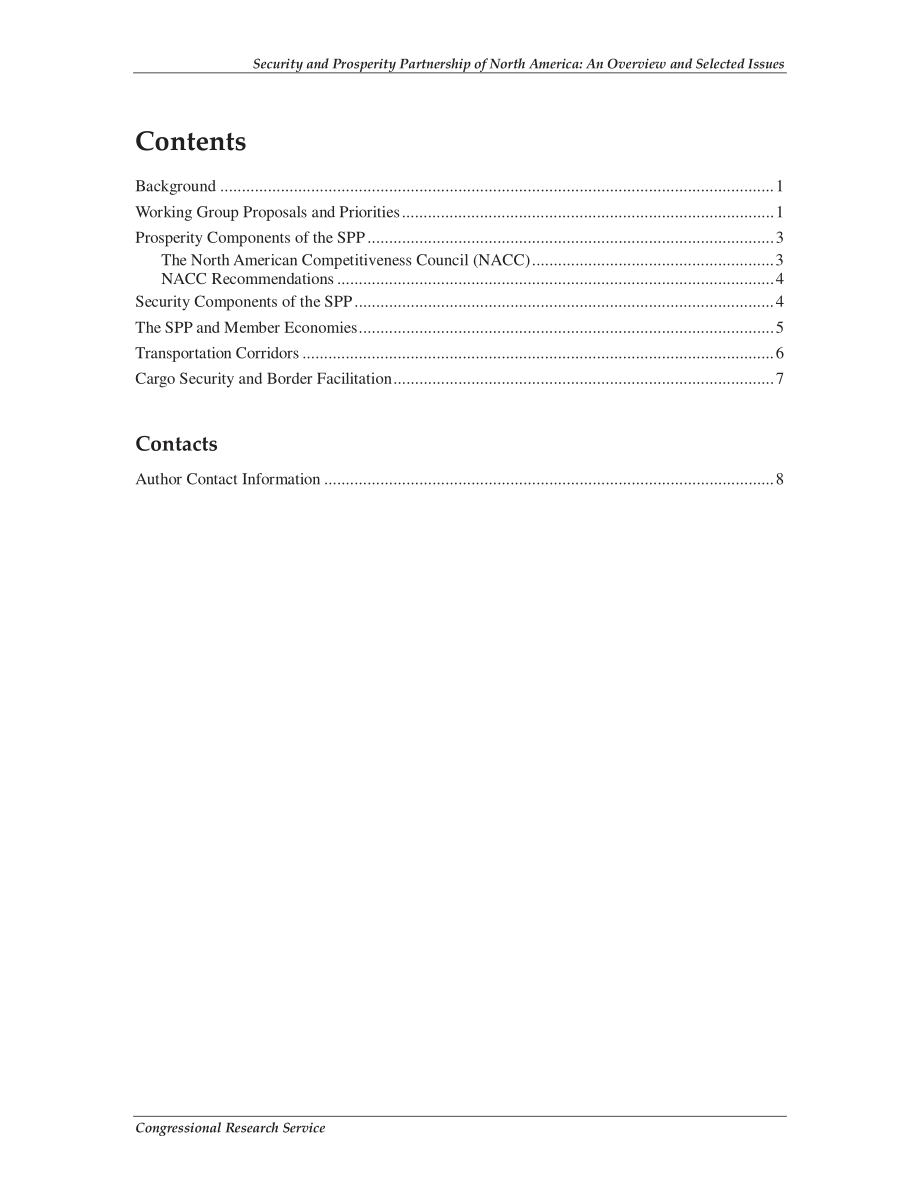 [20100122]RS22701_北美安全与繁荣伙伴关系：概述和选定问题.pdf_第3页