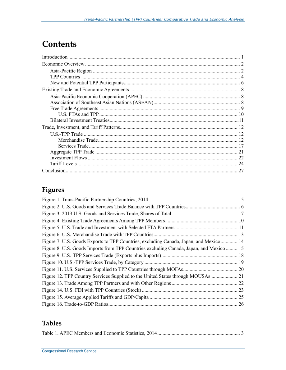 [20150707]R42344_跨太平洋伙伴关系（TPP）国家：比较贸易和经济分析.pdf_第3页