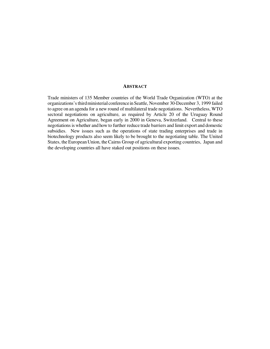 [20001229]98-254_下一轮多边贸易谈判中的农业.pdf_第2页