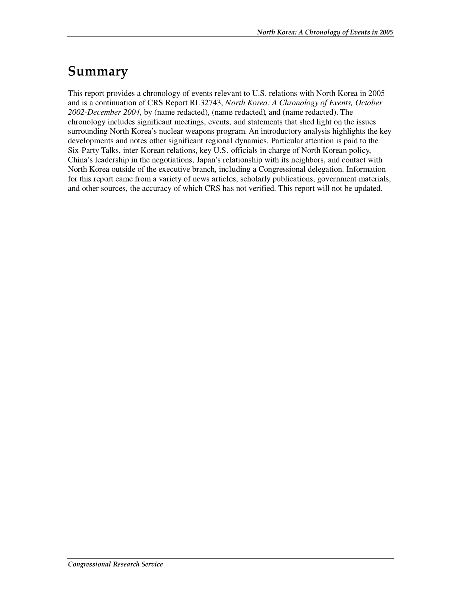[20060424]RL33389_朝鲜：2005年事件年表.pdf_第2页