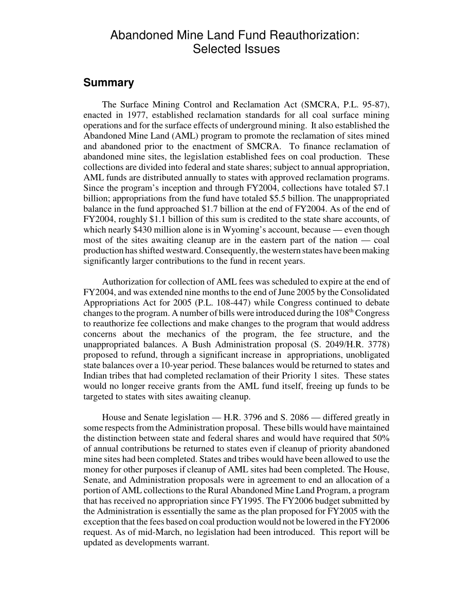 [20050308]RL32373_废弃矿山土地基金重新授权：选定的问题.pdf_第2页