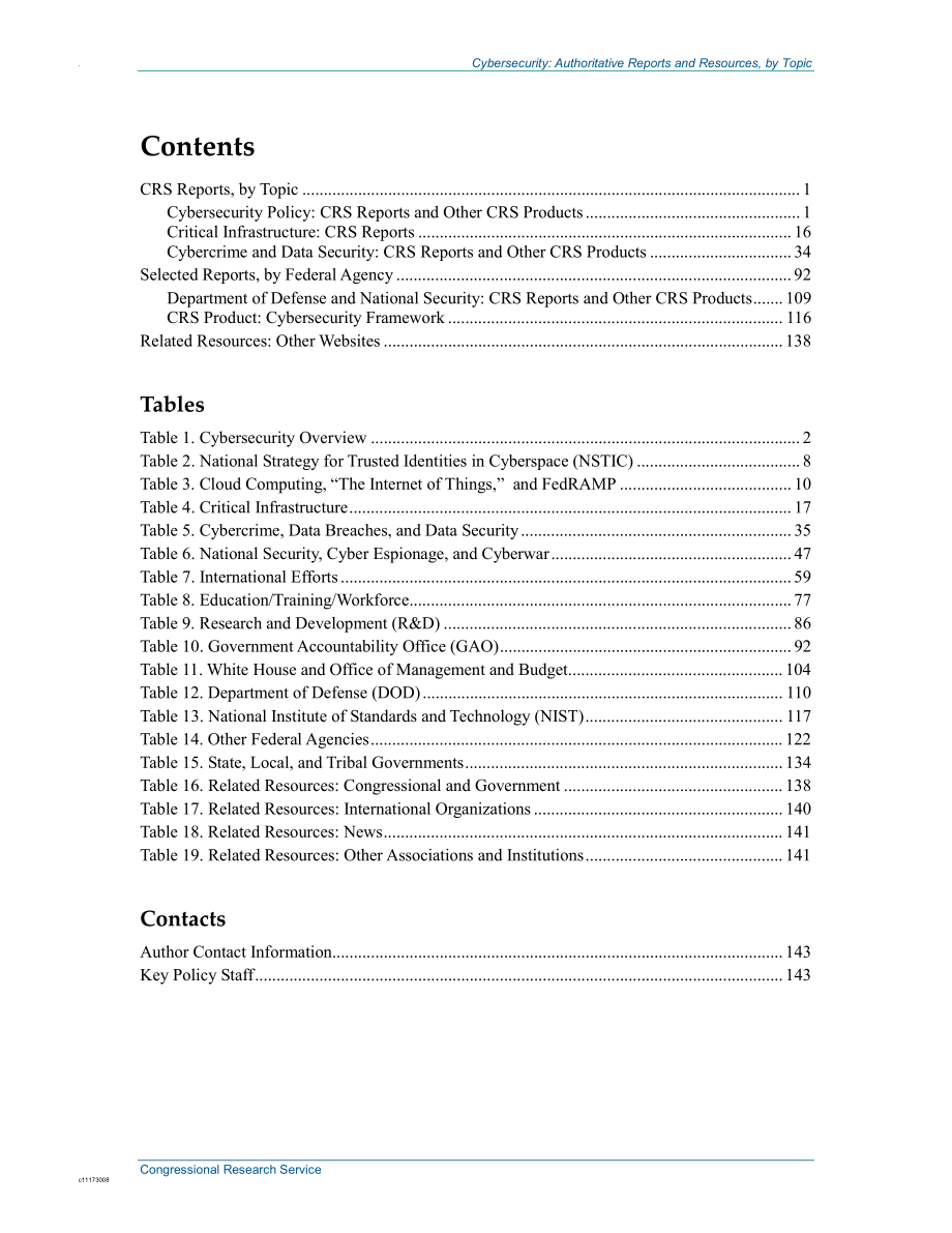 [20150610]R42507_网络安全：权威报告和资源按主题.pdf_第3页