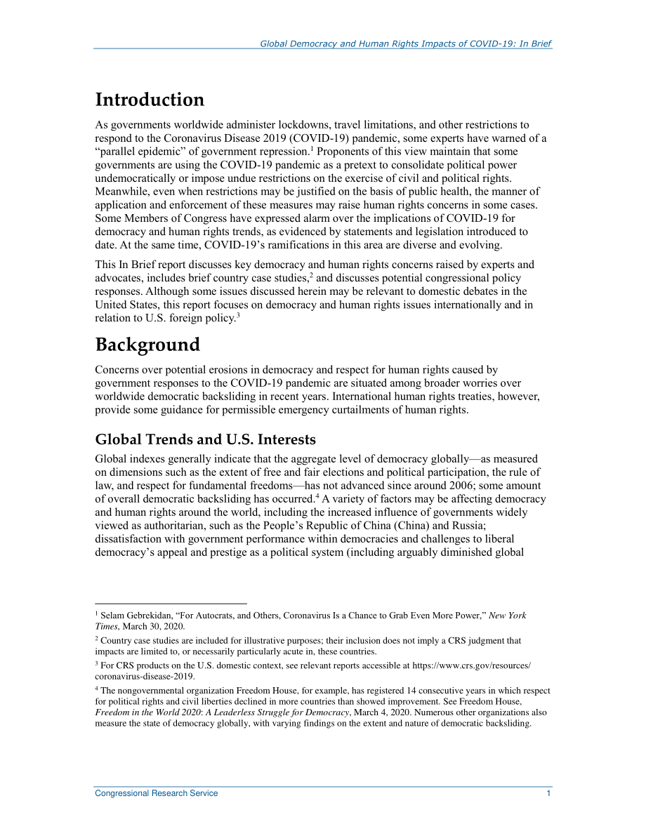 [20200626]R46430_新冠肺炎对全球民主和人权的影响：简言之.pdf_第3页